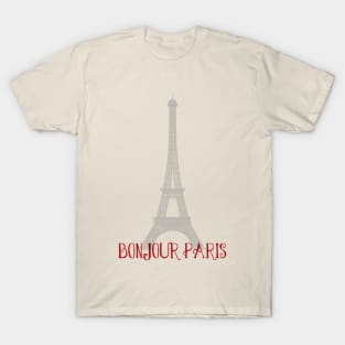 Bonjour Paris T-Shirt